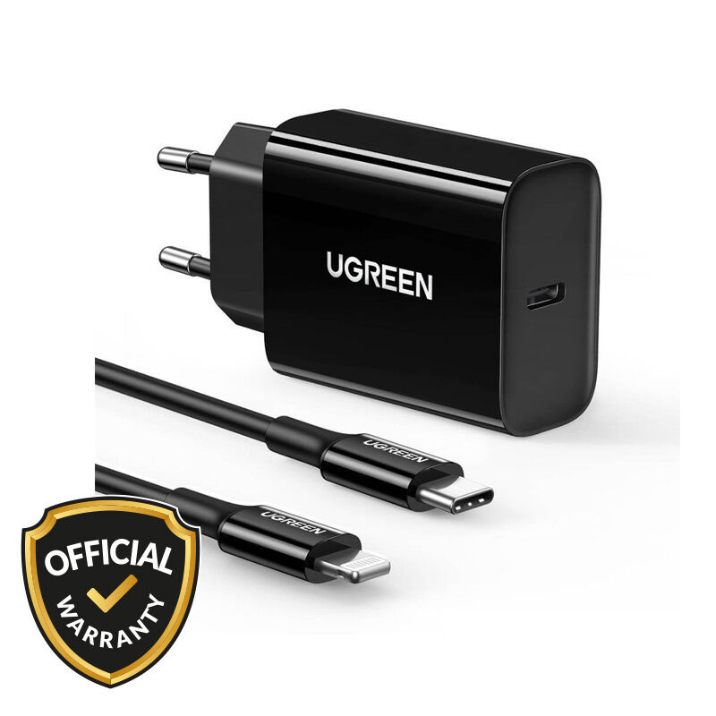 UGREEN PD20W USB Type-C to Lightning Charger Set 