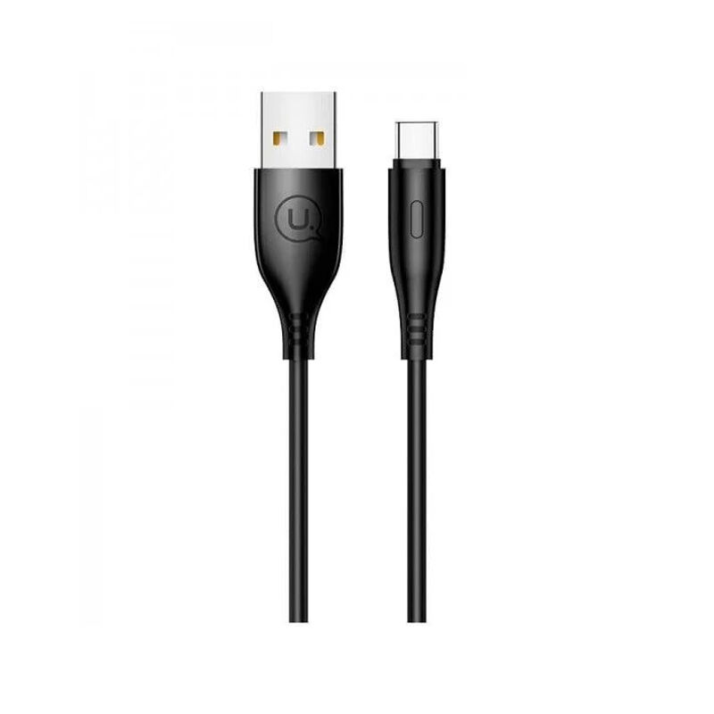 USAMS US-SJ267 U18 1M 2A Type-C Data Cable - Black