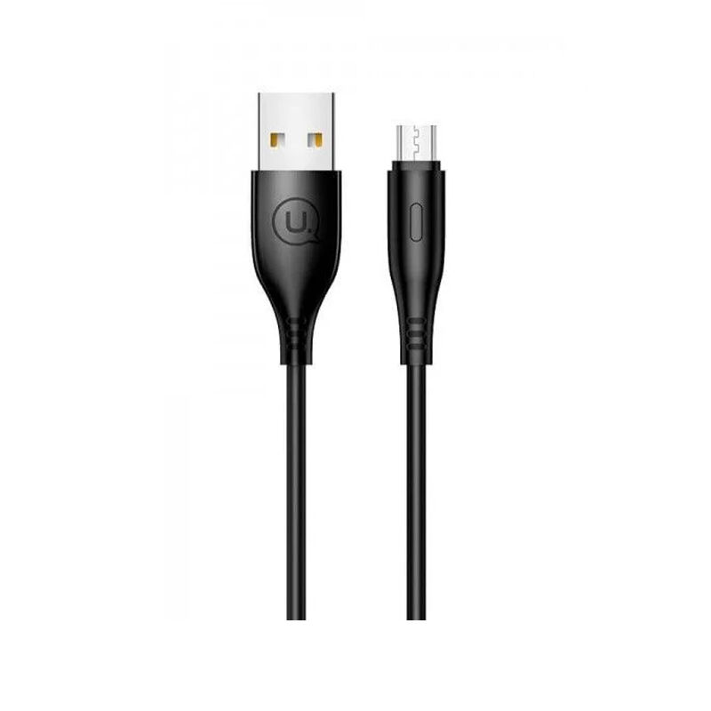 USAMS US-SJ268 U18 1M 2A Micro USB Data Cable - Black