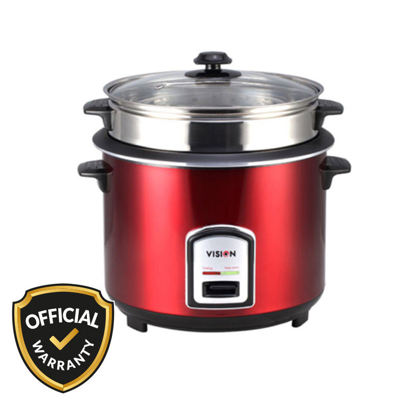 Vision 1.8 Liter Double Pot Rice Cooker (REL-40-06 SS) 
