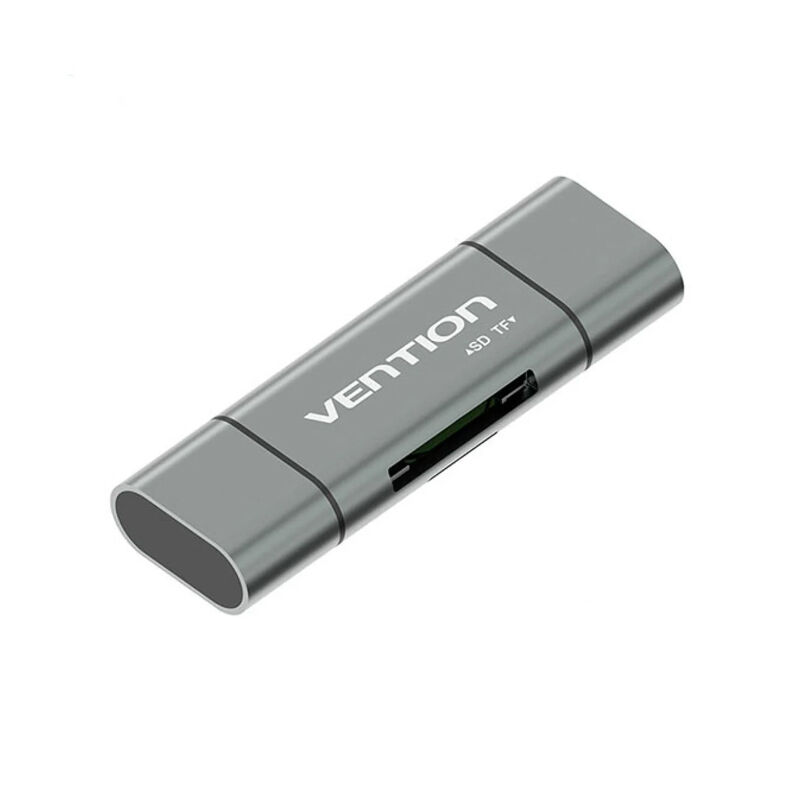 Vention Multi-Function USB 2.0 Card Reader Converter (CCJH0) - Grey