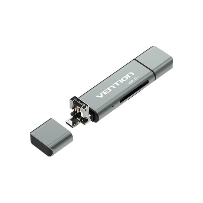 Vention Multi-Function USB 2.0 Card Reader Converter (CCJH0) - Grey