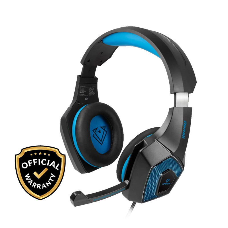 Vertux Denali High Fidelity Surround Sound Gaming Headset - Blue