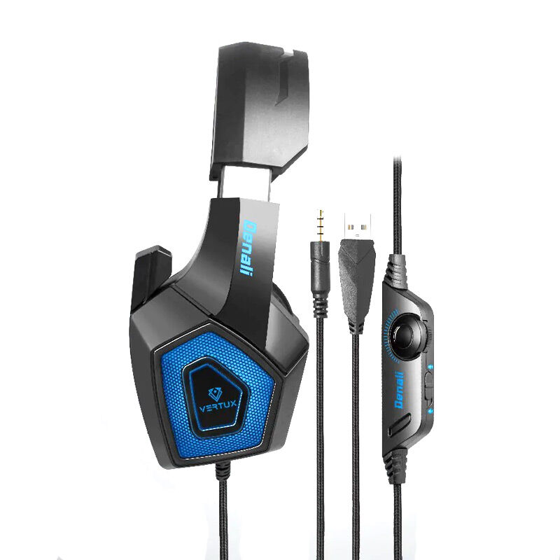 Vertux Denali High Fidelity Surround Sound Gaming Headset - Blue