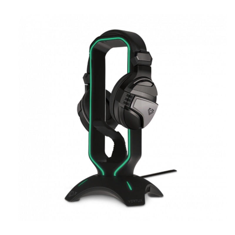 Vertux Extent Multi-Purpose Mouse Bungee with Headphone Stand & USB Hub – Black