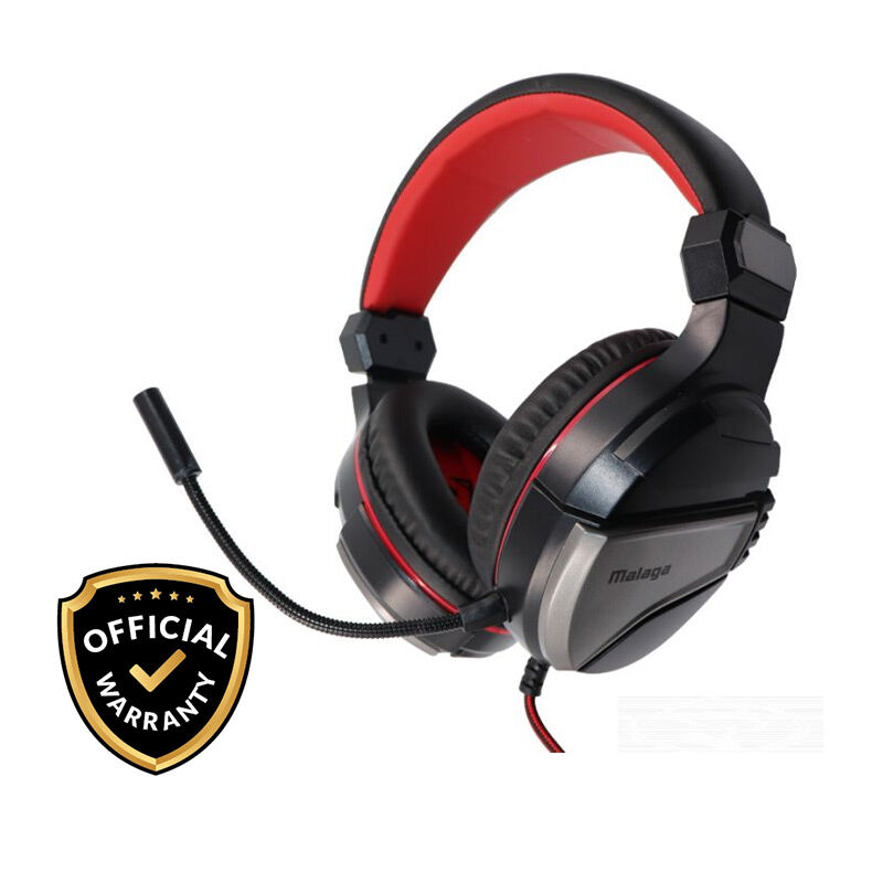 Vertux Malaga Amplified Stereo Wired Gaming Headset - Red