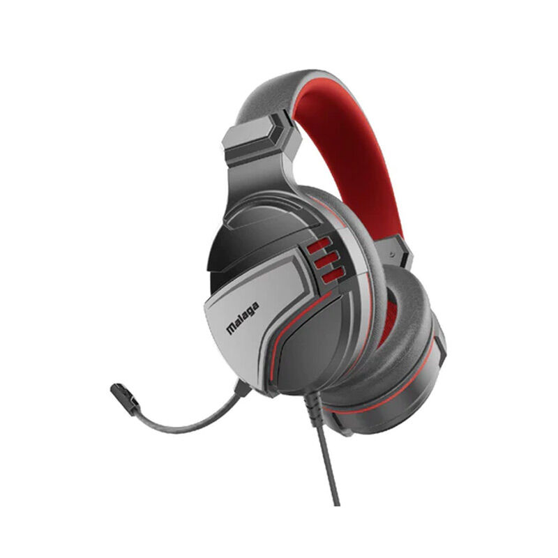 Vertux Malaga Amplified Stereo Wired Gaming Headset - Red