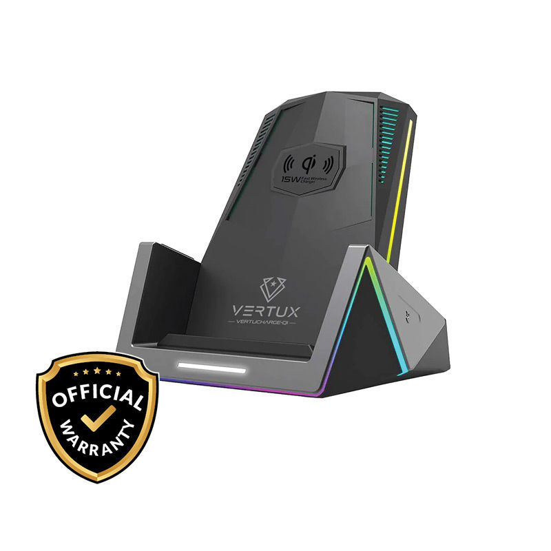 Vertux VertuCharge-Qi 15W Pro-Gaming Wireless Charging Station