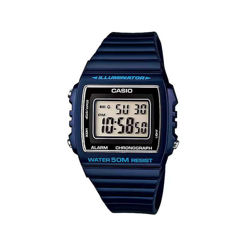 Casio W-215H-2AVDF Illuminator Digital Resin Belt Men's Watch