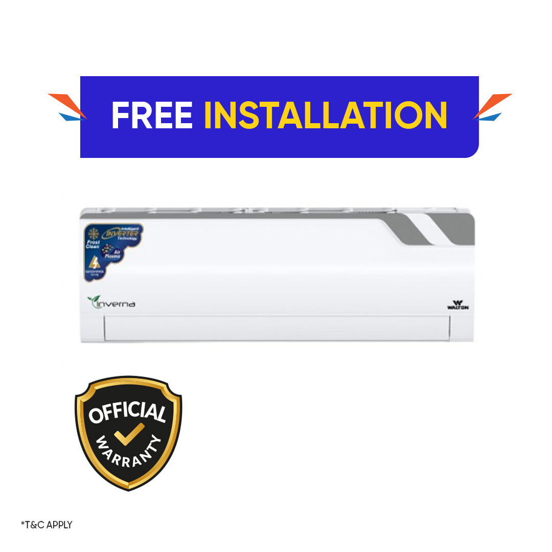 Walton 1.5 Ton Intelligent Inverter Air Conditioner (WSI-INVERNA (SUPERSAVER)-18H [PLASMA])