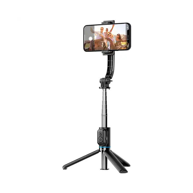 WiWU Wi-SE001 Detachable Tripod Selfie Stick - Black