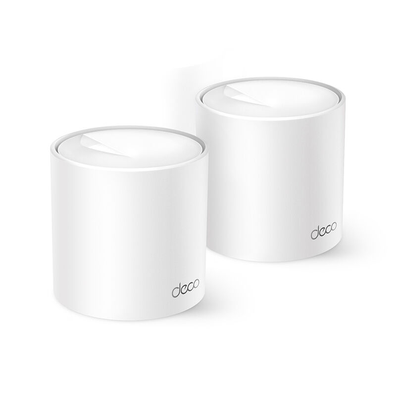 TP-Link Deco X10 AX1500 Dual Band Whole Home Mesh Wi-Fi 6 System Router (2 Pack) – White