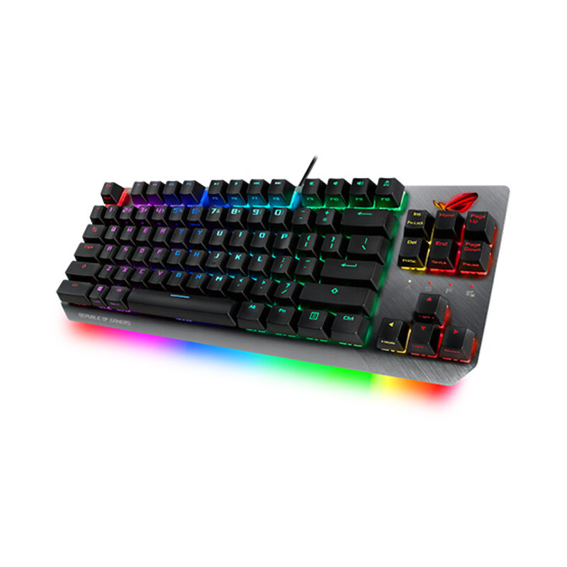 Asus ROG Strix Scope TKL Cherry MX Blue Switch Mechanical Gaming Keyboard (X802)