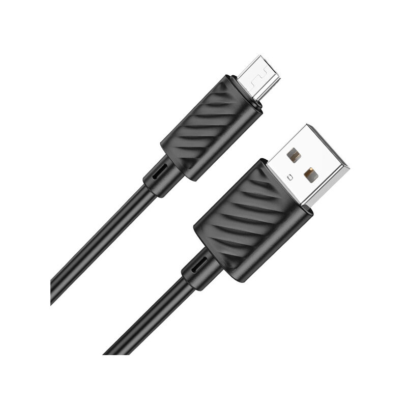 Hoco X88 1M USB to Micro Charging Data Cable – Black