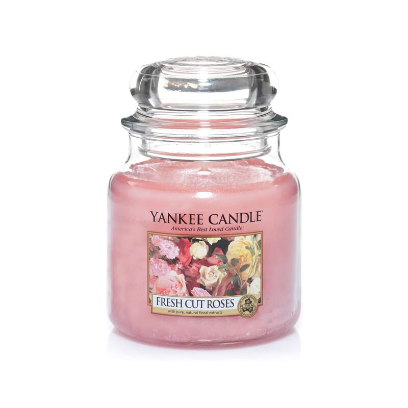 Yankee Candle Fresh Cut Roses Classic Medium Jar Scented Candle