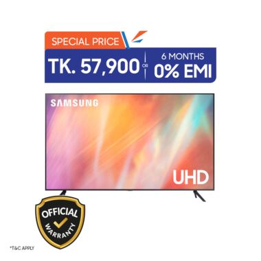 Samsung 50 Inch Crystal 4K UHD Smart TV (50AU7700)