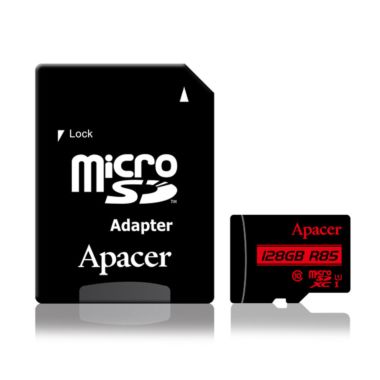 Apacer 128GB Micro SD Class 10 Memory Card with Adapter (R85)