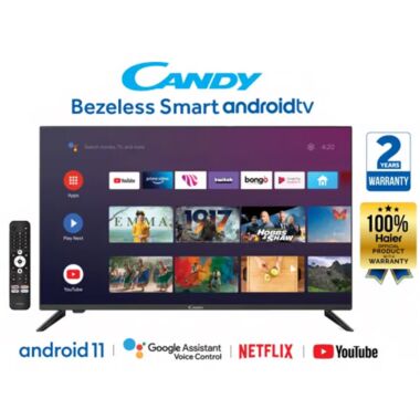 Haier Candy 32 Inch Bezel Less LED Android Smart TV (C32K6G)