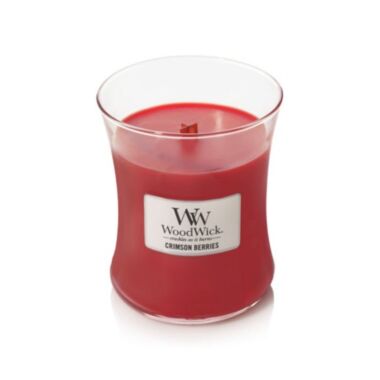 WoodWick Crimson Berries Hourglass Medium Jar Scented Candle