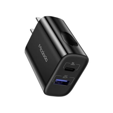 Mcdodo 20W PD Dual Port Fast Charging Adapter (CH-8361) - Black