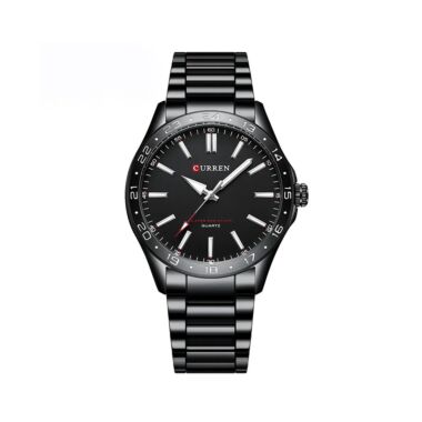Curren 8452 Luxury Stainless Steel Men’s Watch – Black