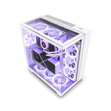 NZXT H Series H9 Elite Edition ATX Mid Tower Desktop Casing (CM-H91EW-01)