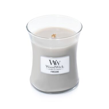 WoodWick Fireside Hourglass Medium Jar Scented Candle