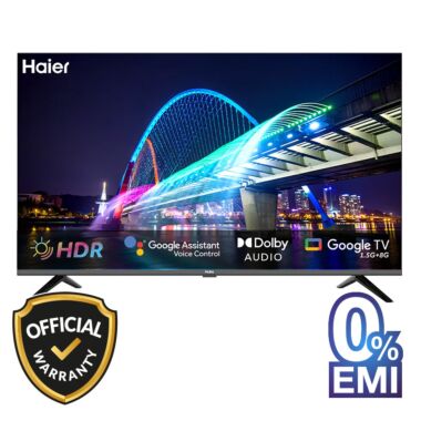 Haier 32 Inch HD Bezel Less DLED Google TV (H32K800X)