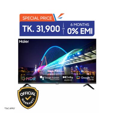 Haier 43 Inch Bezel Less FHD Google TV (H43K800FX)