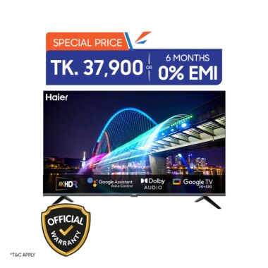 Haier 43 Inch Bezel Less 4K UHD Google TV (H43K800UX)