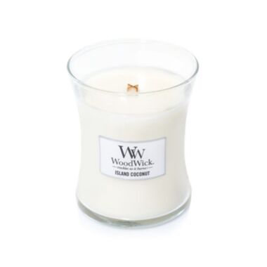 WoodWick Island Coconut Hourglass Medium Jar Scented Candle