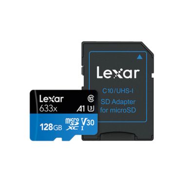 Lexar 633X 128GB Memory Card with Adapter