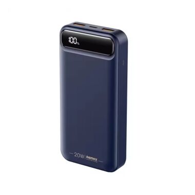 Remax Rpp-521 20000mAh 3 Ports Fast Charging Power Bank – Blue