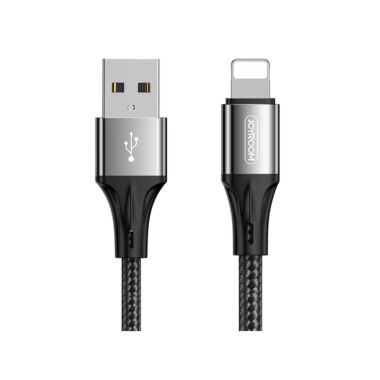 Joyroom N1 Series 3A 1m USB to Lightning Data Cable - Black