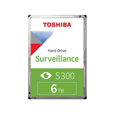 Toshiba S300 Surveillance 6TB 5400 RPM SATA Hard Disk Drive (HDWT860UZSVA)