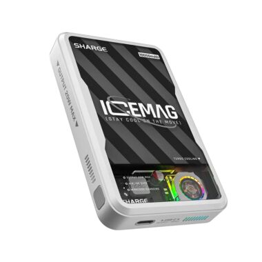 Sharge ICEMAG 20W Magnetic 10000mAh Active Cooling Power Bank