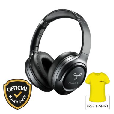 Tribit XFree Go S Dual Mode Bluetooth Headphone with Free T-Shirt