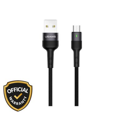 USAMS 1m USB to Micro Fast Charging Data Cable (U26) - Black