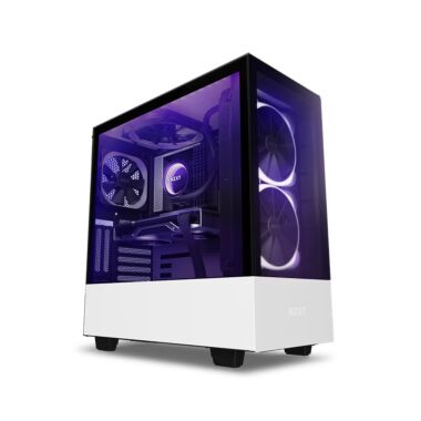 NZXT H510 Elite Premium Compact Mid Tower Desktop Casing with Smart Device V2 (CA-H510E-W1)