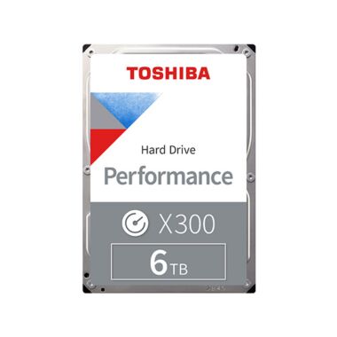 Toshiba X300 Performance 6TB 7200 RPM SATA Hard Disk Drive (HDWR160AZSTA)