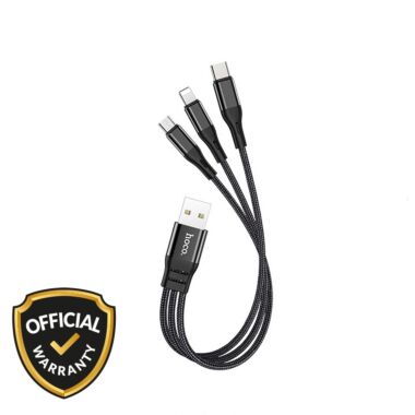 Hoco X47 Harbor 3-in-1 25cm Data Cable 