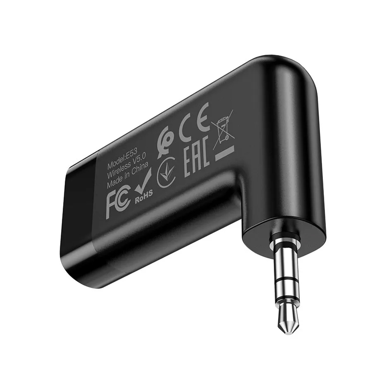 Hoco E53 Bluetooth Wireless Car Audio Receiver-Black