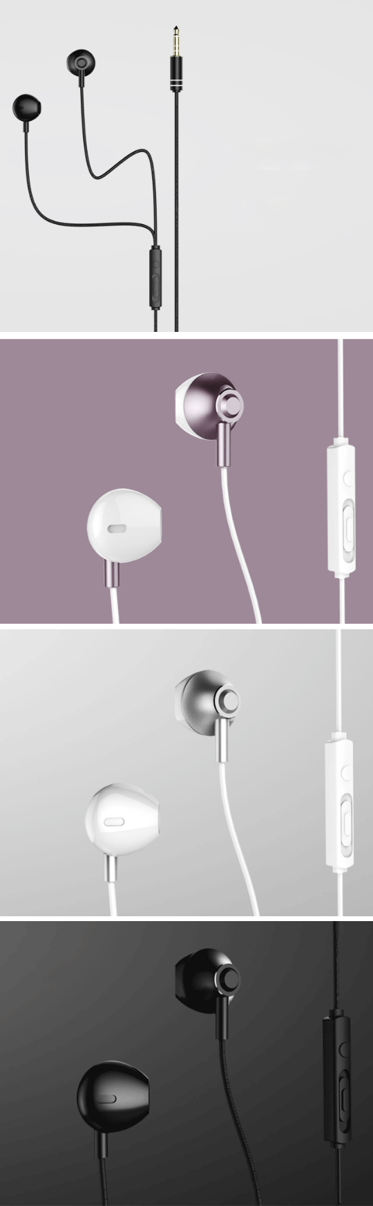 Buy Remax RM-711 Wire Controlled Earplug Type Earphone