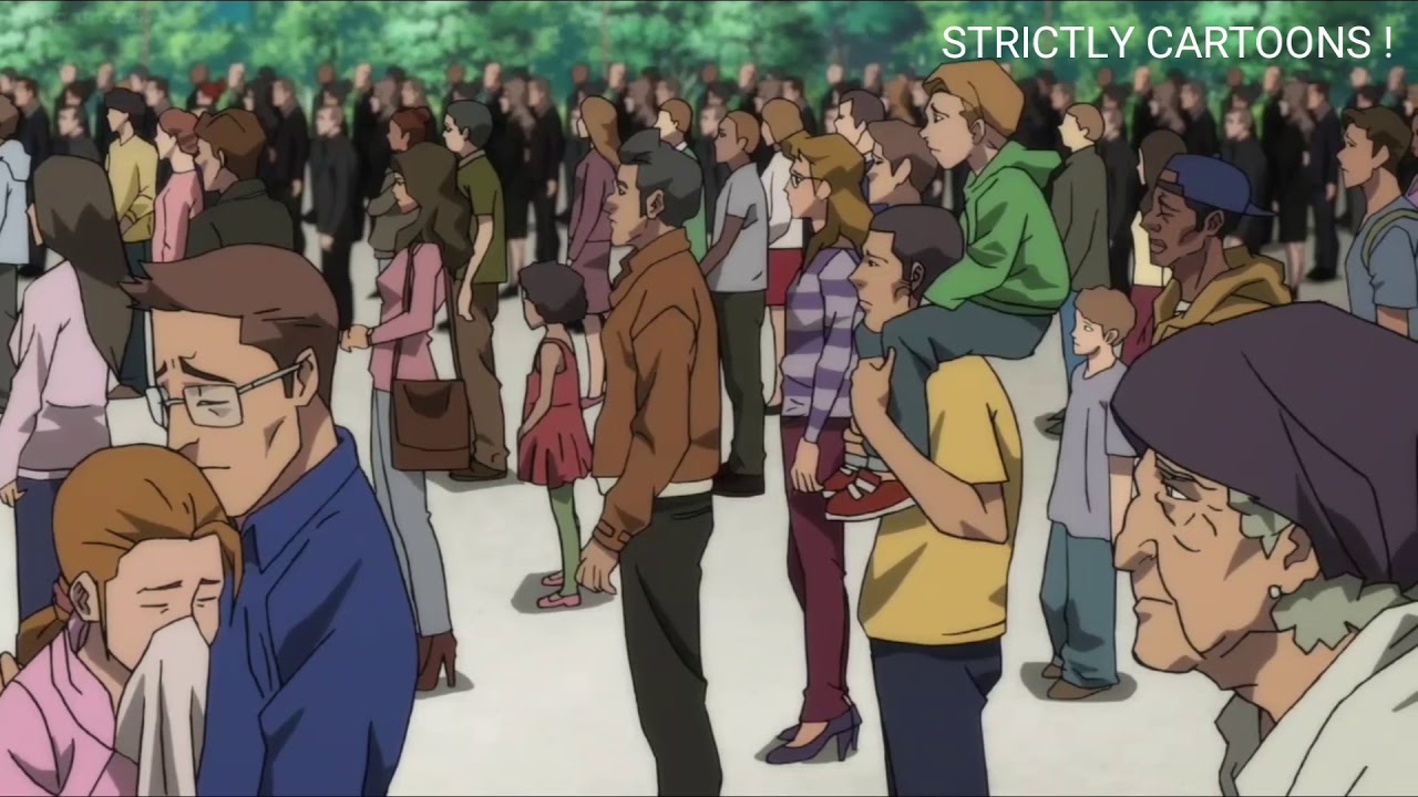 The Death of Superman Funeral Scene