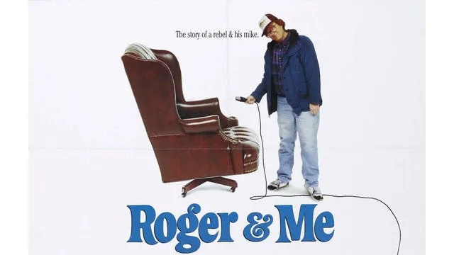 Roger & Me 1989 film poster