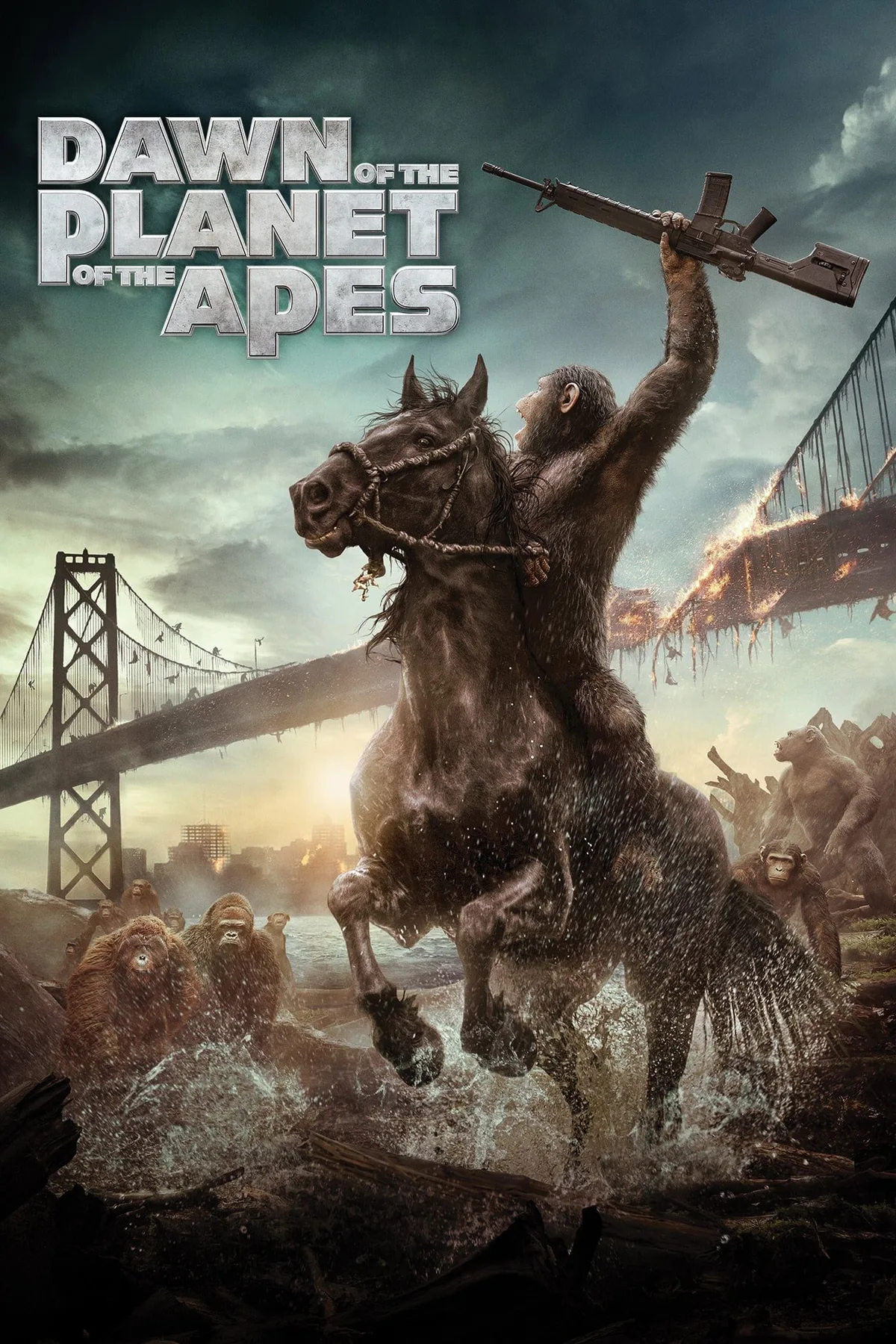Dawn of the Planet of the Apes movie poster