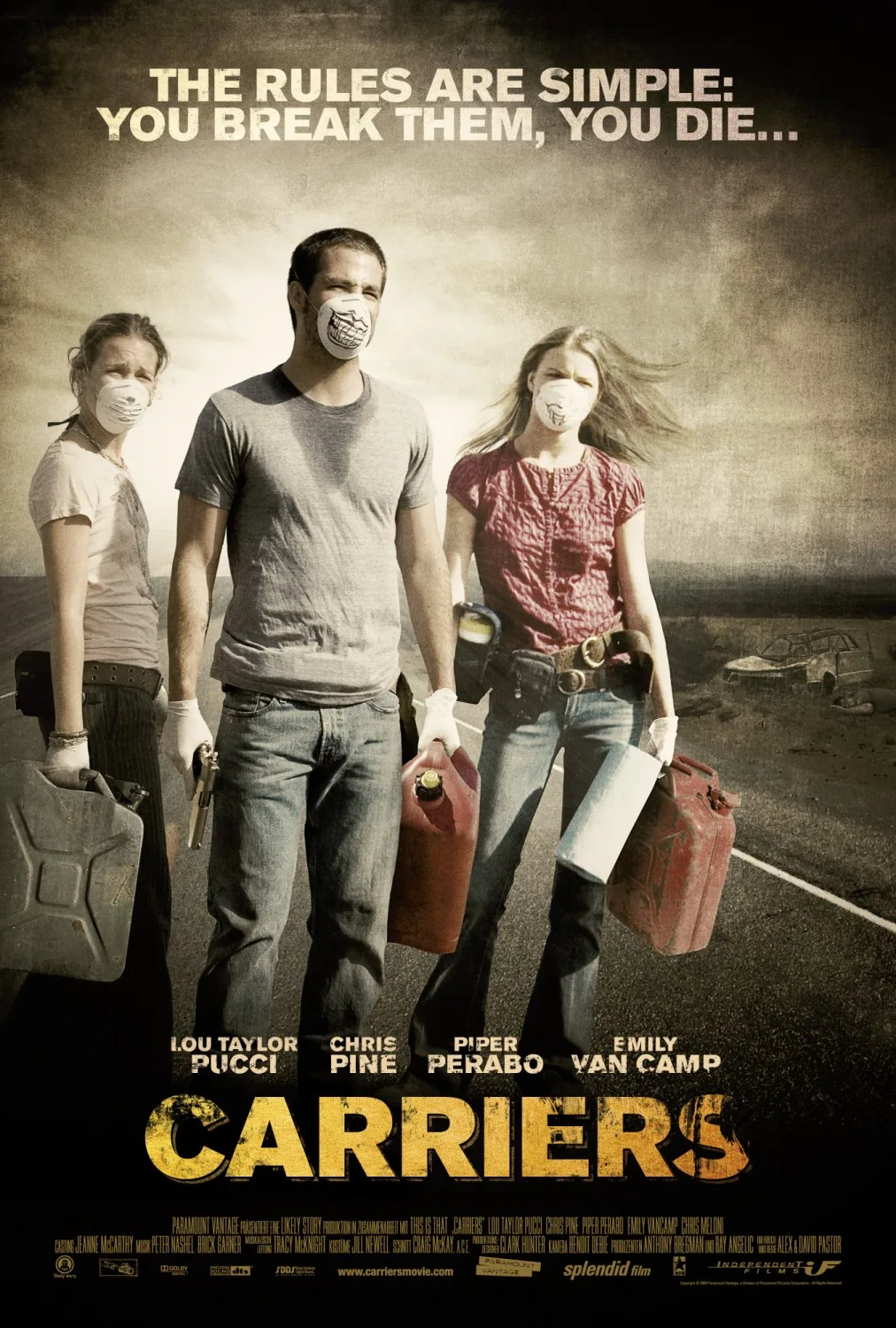 Carriers movie poster