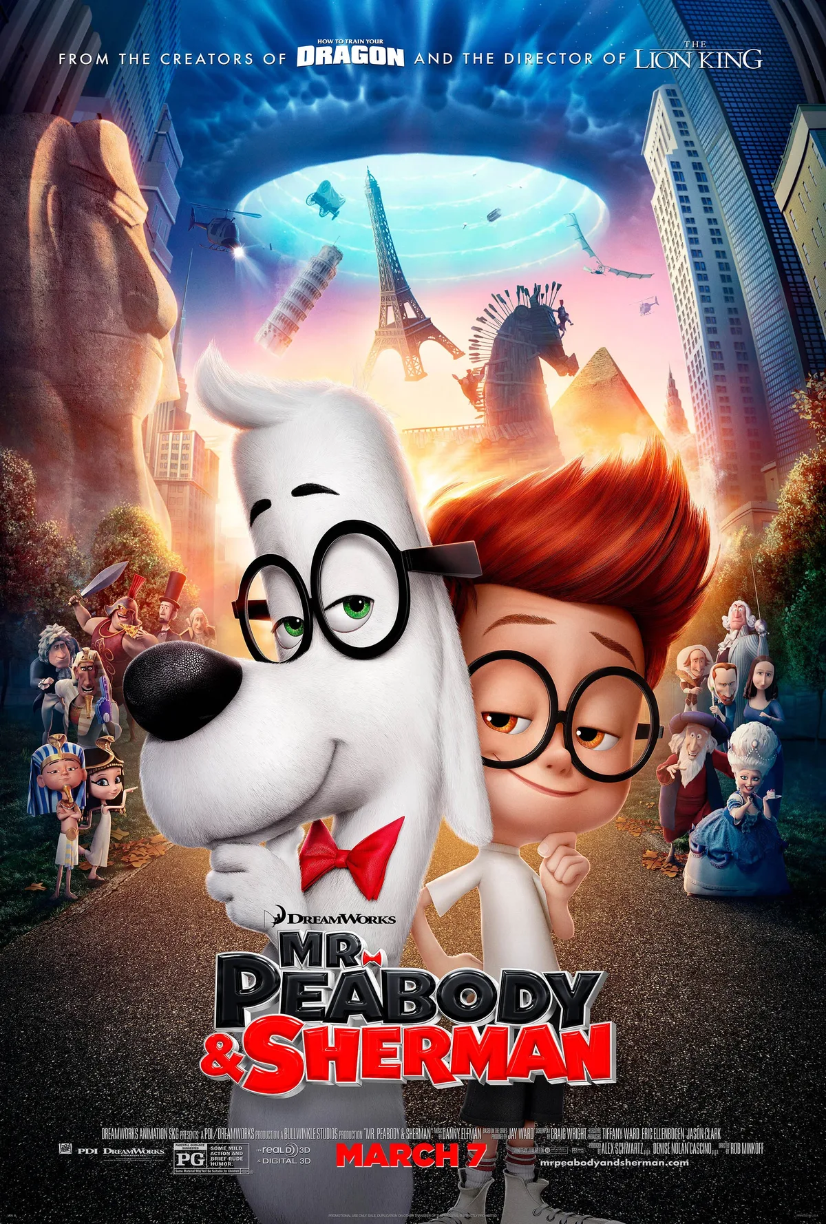 Mr Peabody and Sherman 2014 movie poster
