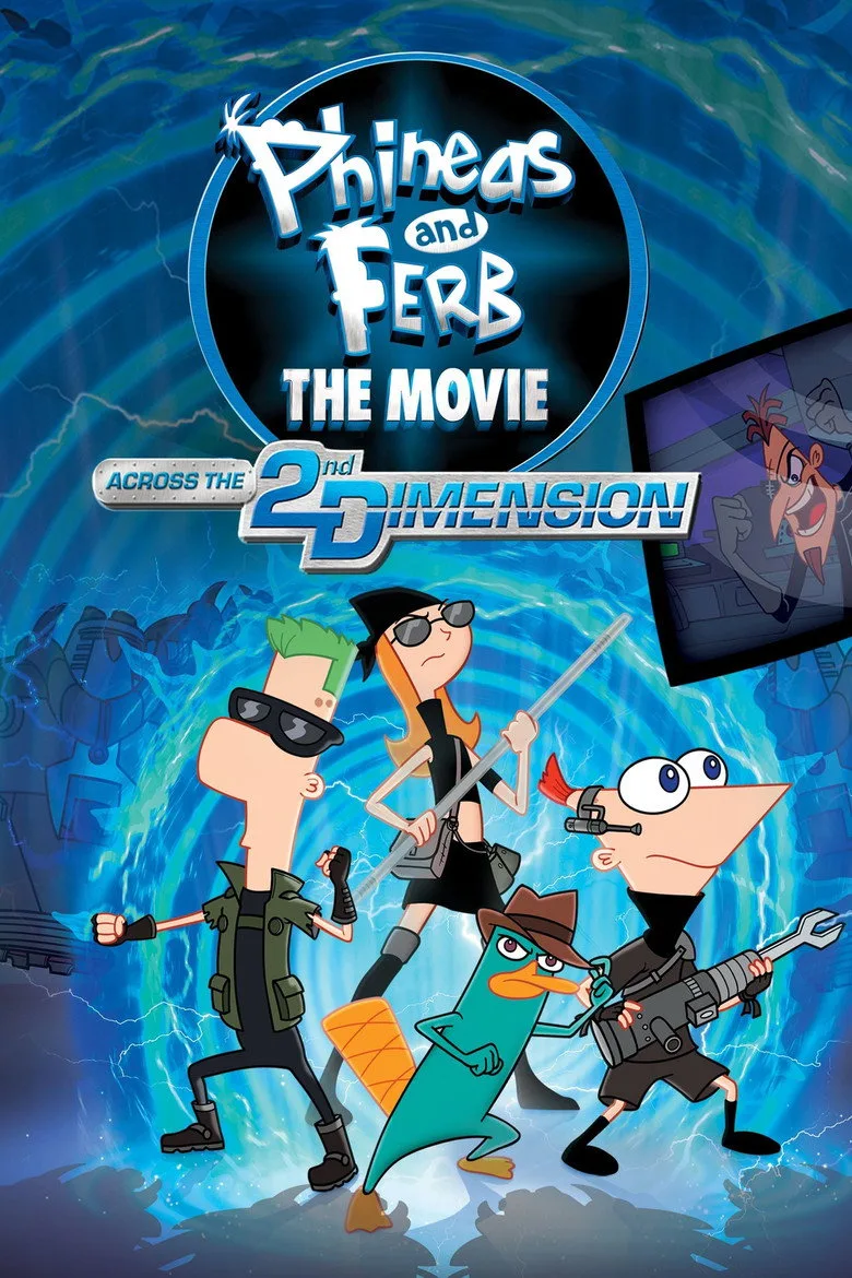 Phineas and Ferb The Movie Across the 2nd Dimension poster