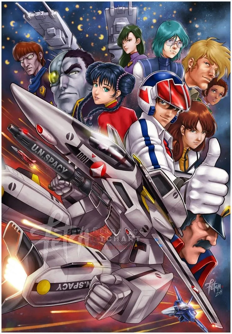Robotech Anime Series Mecha